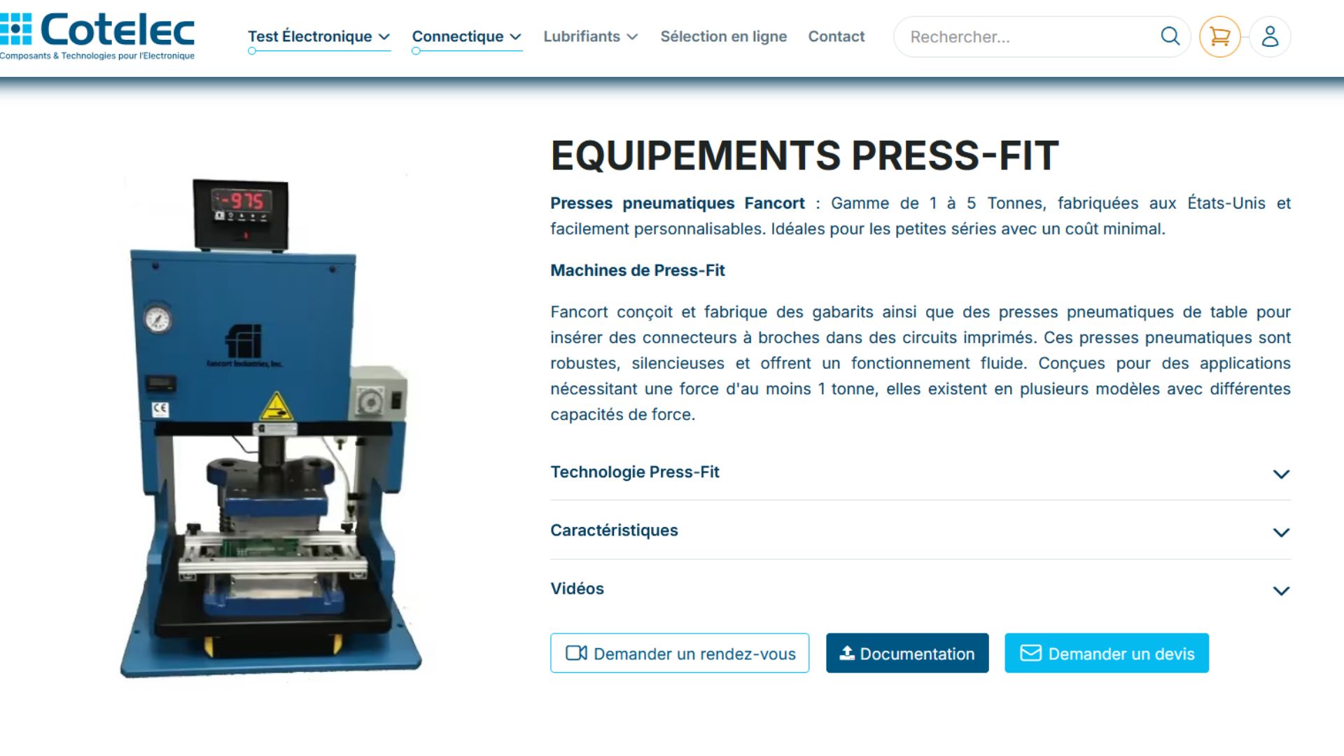 Découpe et cambrage de composants